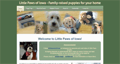 Desktop Screenshot of littlepawsiowa.com